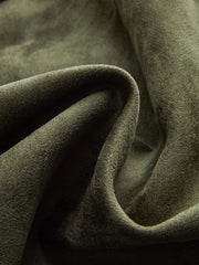 Suede Effect A-Line Mini Skirt