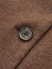 Asymmetric Button Tweed Jacket