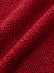 Mock Neck Knitted Sleeveless Vest