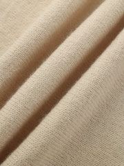 Lace-Up Trim Pear Pattern Sweater