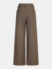 High-Waist Pleated Wide-Leg Pants