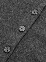 Cold-Shoulder Button-Front Knit Top