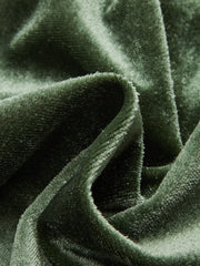 Velvet Draped Sleeveless Top