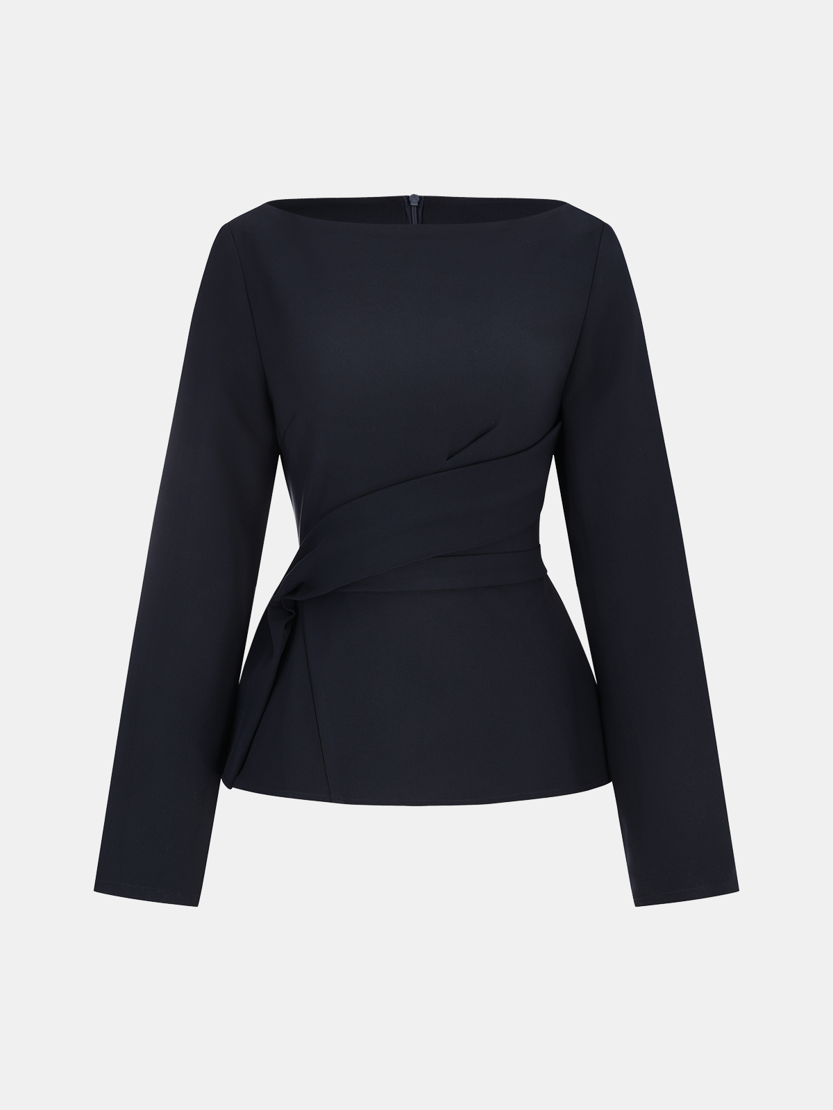 Long Sleeve Asymmetric Blouse