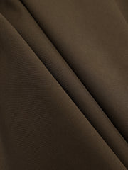 Belted Drawstring Sleeve Shirt Dress