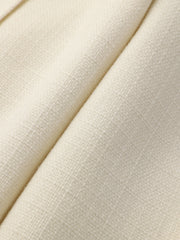 Mid-Waist Straight-Leg Pants