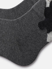 Cat Graphic Detail Mid-Calf Socks