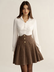 Corset Style Button-Up Shirt