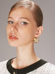 Sphere Crystal Stud Earrings