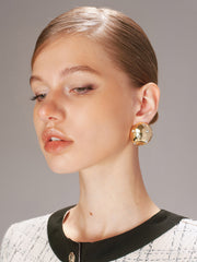 Sphere Crystal Stud Earrings