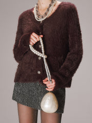 Shell-Shaped Acrylic Mini Bag